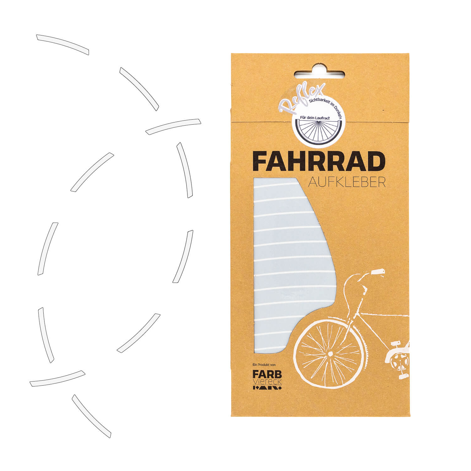 Laufrad Reflex silber glanz