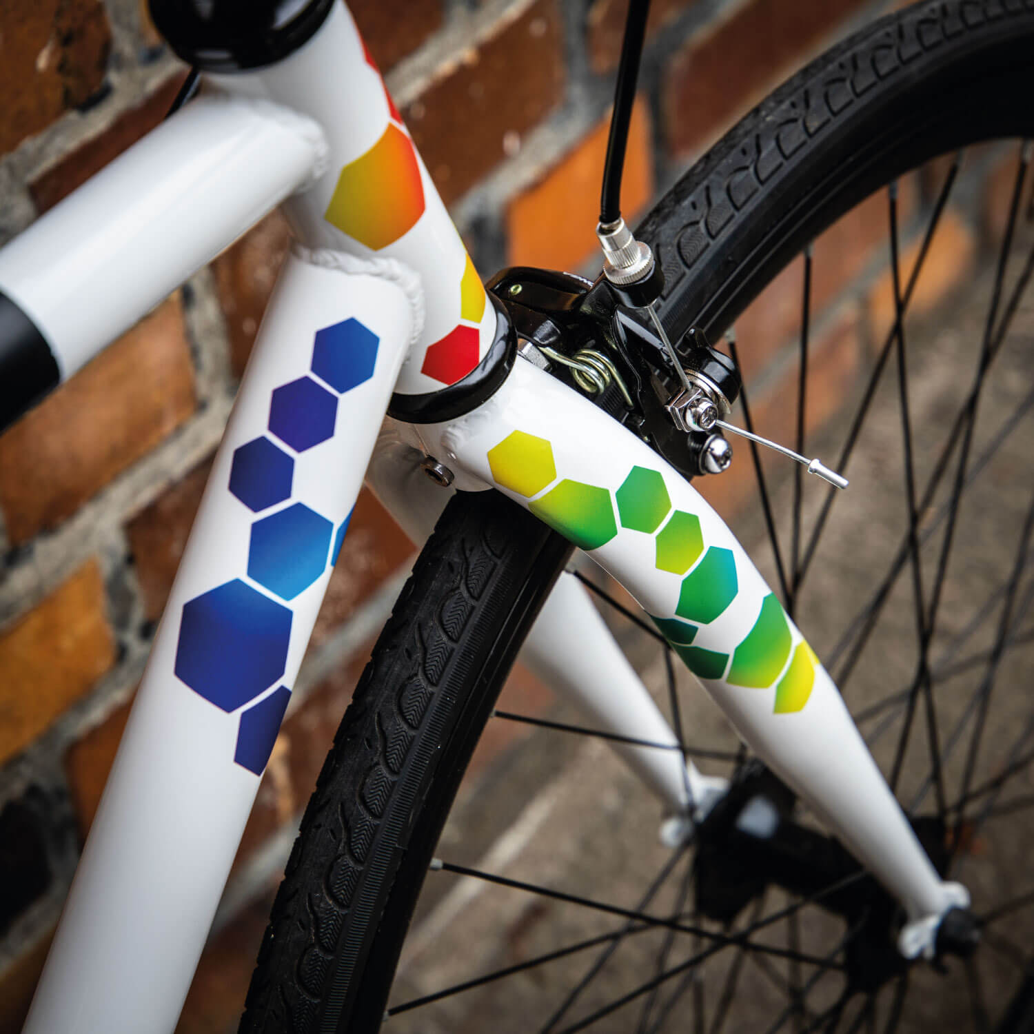 Sechseck Regenbogen